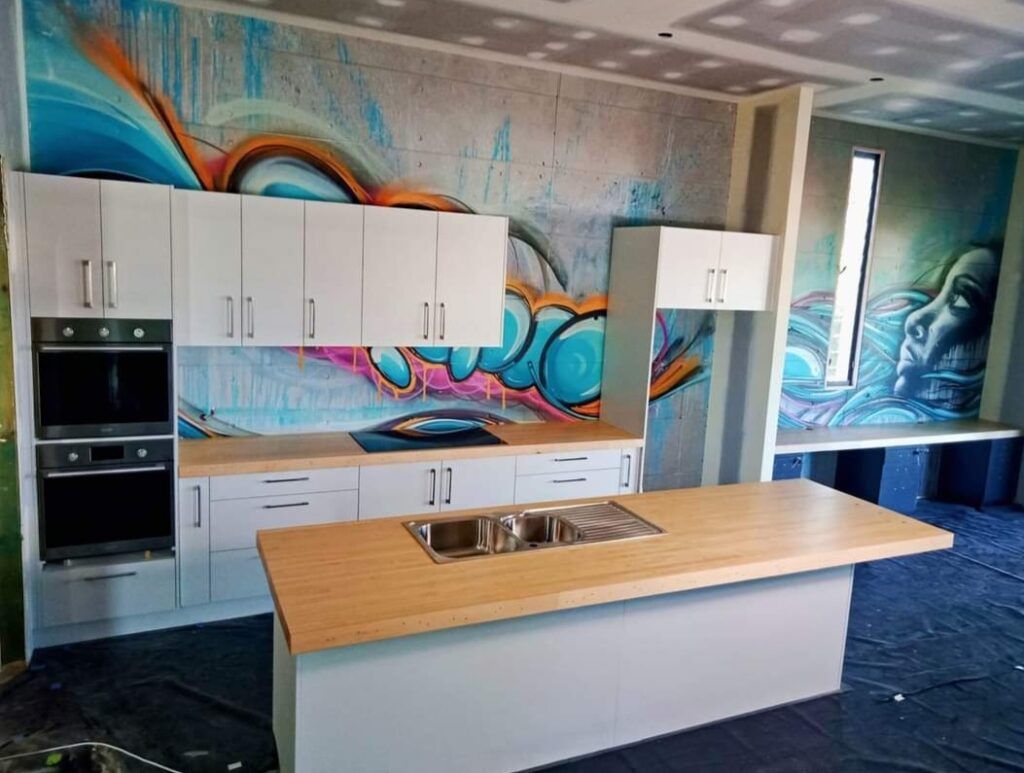 Modern custom kitchen design, on the Sunshine Coast